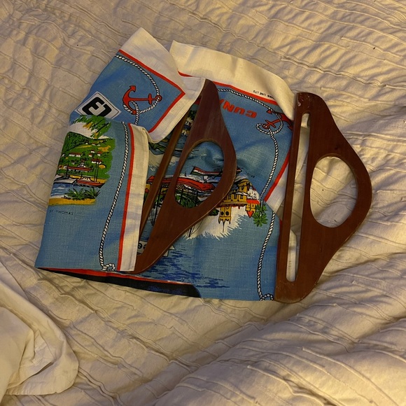 Handcrafted vacation purse made from a tea towel, cute, right? - Picture 4 of 7